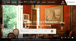 Desktop Screenshot of hotel-dargouges.com