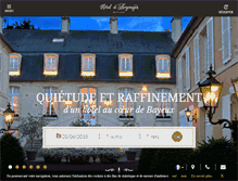 Tablet Screenshot of hotel-dargouges.com